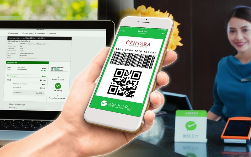 chuyển tiền thông qua wechat pay