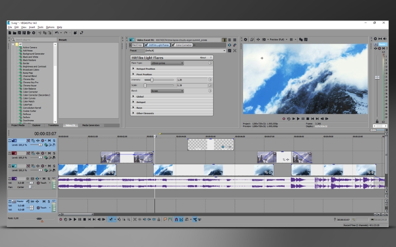 phần mềm làm video Vegas Pro 14