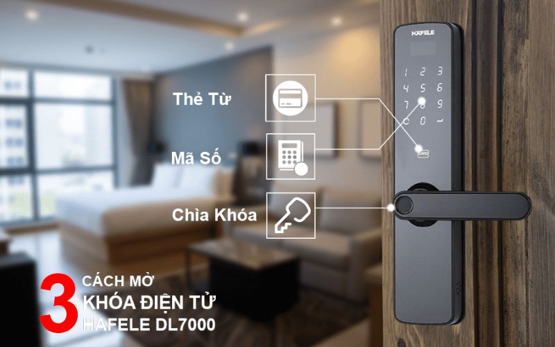 Khóa điện tử Hafele DL7000