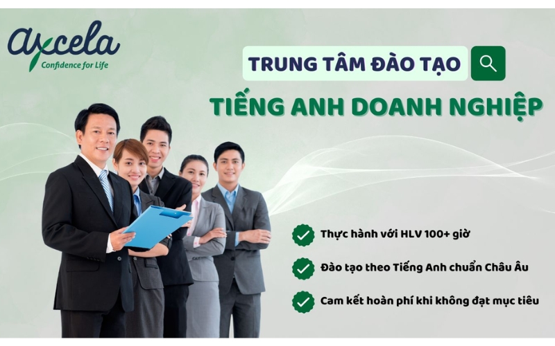 Trung tâm đào tạo tiếng Anh doanh nghiệp Axcela