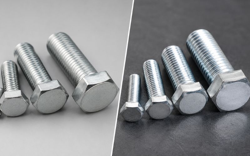 quan sát ký hiệu và kích thước trên đầu bu lông